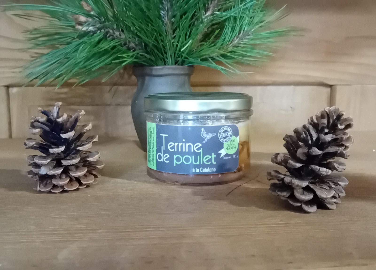 TERRINE DE POULET A LA CATALANE - 180g