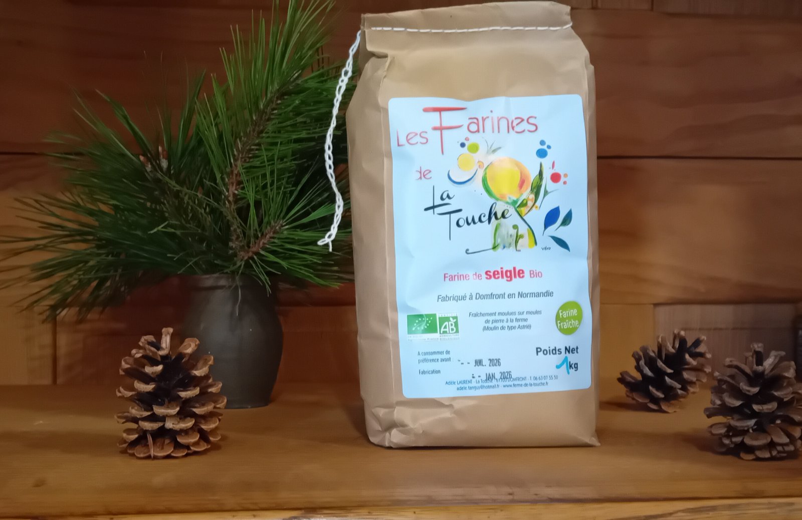 FARINE DE SEIGLE - 1KG